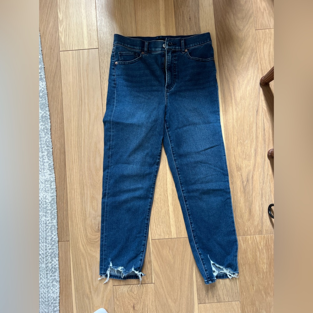 Express Dark Blue Women's Skinny Jeans